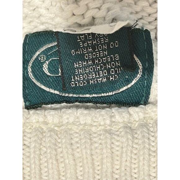 Vintage Izod Men’s Cotton Sweater Size L Made in USA - Picture 5 of 5